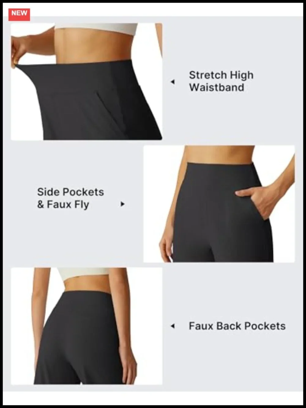 High Waisted Ribbed Bermuda Shorts with Pockets for Women